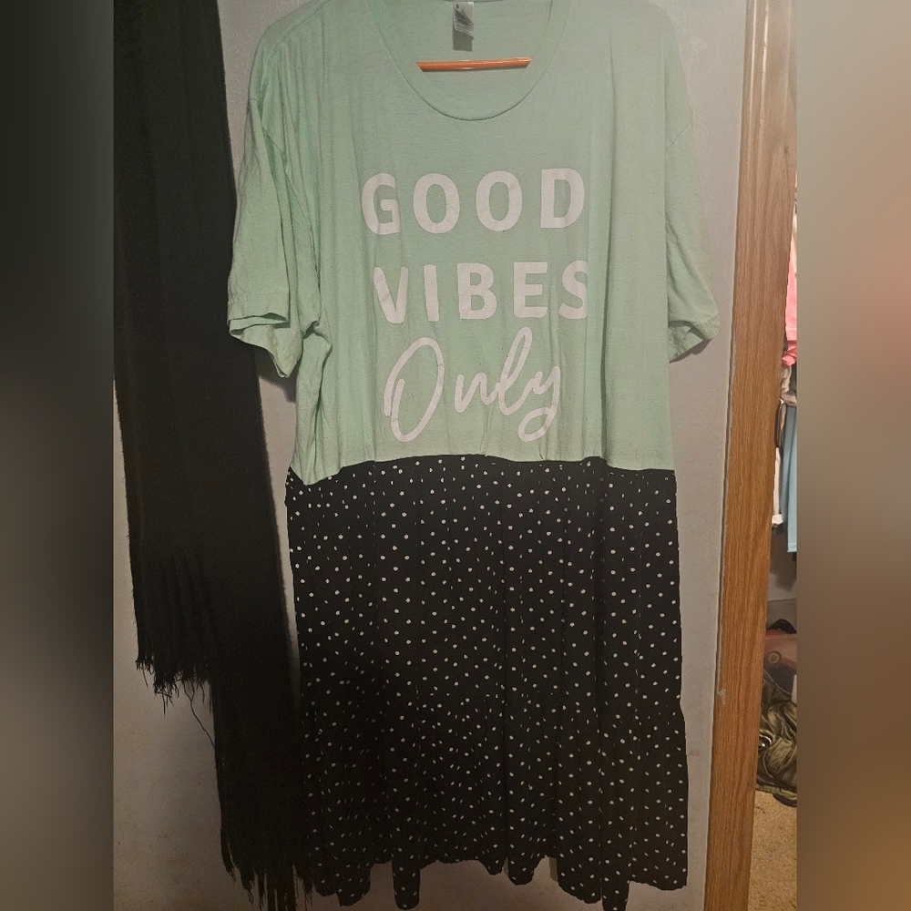 Handsewn tshirt dress